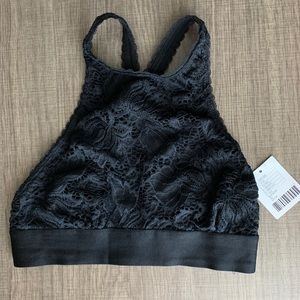 Urban Outfitters Black Lace Racer Back Bralette